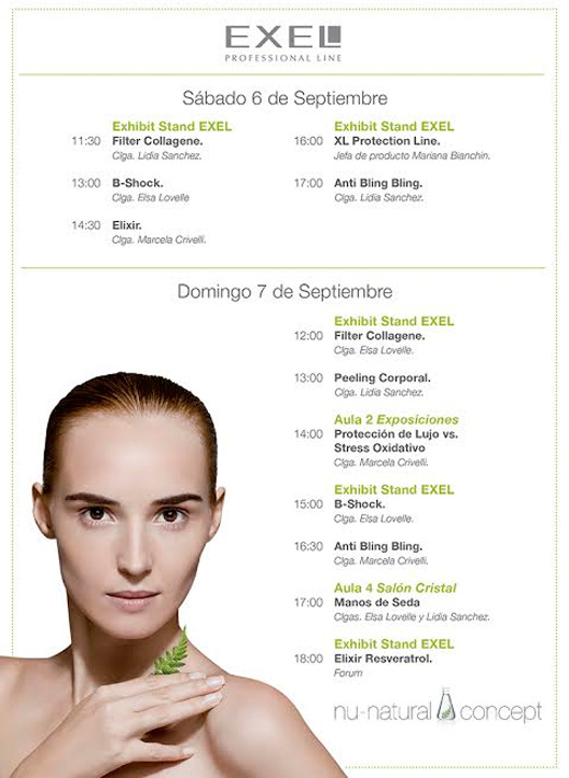 Cronograma Exel en Expoestetica 2014